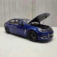 HOLDEN VF COMMODORE SSV REDLINE - SLIPSTREAM BLUE - 1:18 SCALE DIECAST MODEL - BIANTE