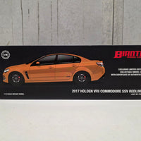 2017 HOLDEN VFII COMMODORE SSV REDLINE - LIGHT MY FIRE - 1:18 SCALE DIECAST MODEL - BIANTE