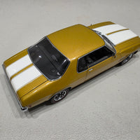 HOLDEN HQ GTS MONARO - SUNBURST METALLIC WITH WHITE STRIPES - 1:18 SCALE DIECAST MODEL