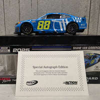 SHANE VAN GISBERGEN AUTOGRAPHED 2025 TRACKHOUSE 1:24 SCALE ARC DIECAST