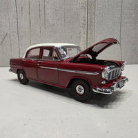 HOLDEN FE SPECIAL - CASCADE WHITE OVER ETNA MAROON - 1:18 SCALE DIECAST MODEL