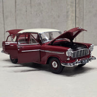 HOLDEN FE SPECIAL - CASCADE WHITE OVER ETNA MAROON - 1:18 SCALE DIECAST MODEL