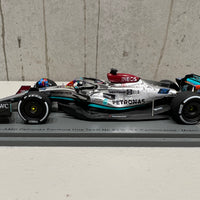 Mercedes-AMG Petronas F1 W13 E Performance No.63 Mercedes-AMG Petronas F1 Team - Miami GP 2022 - George Russell - 1:43 Scale Resin Model Car - Spark