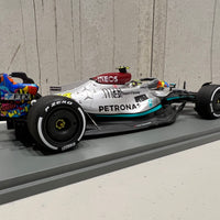 Mercedes-AMG Petronas F1 W13 E Performance No.44 Mercedes-AMG Petronas F1 Team - Miami GP 2022 - Lewis Hamilton. With Acrylic Cover - 1:18 Scale Resin Model Car - SPARK - RRP $380 NOW $340