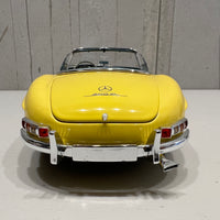 Mercedes Benz 300SL Roadster (W198) 1958 Yellow With Hardtop - 1:18 Scale Diecast Model - MiniChamps