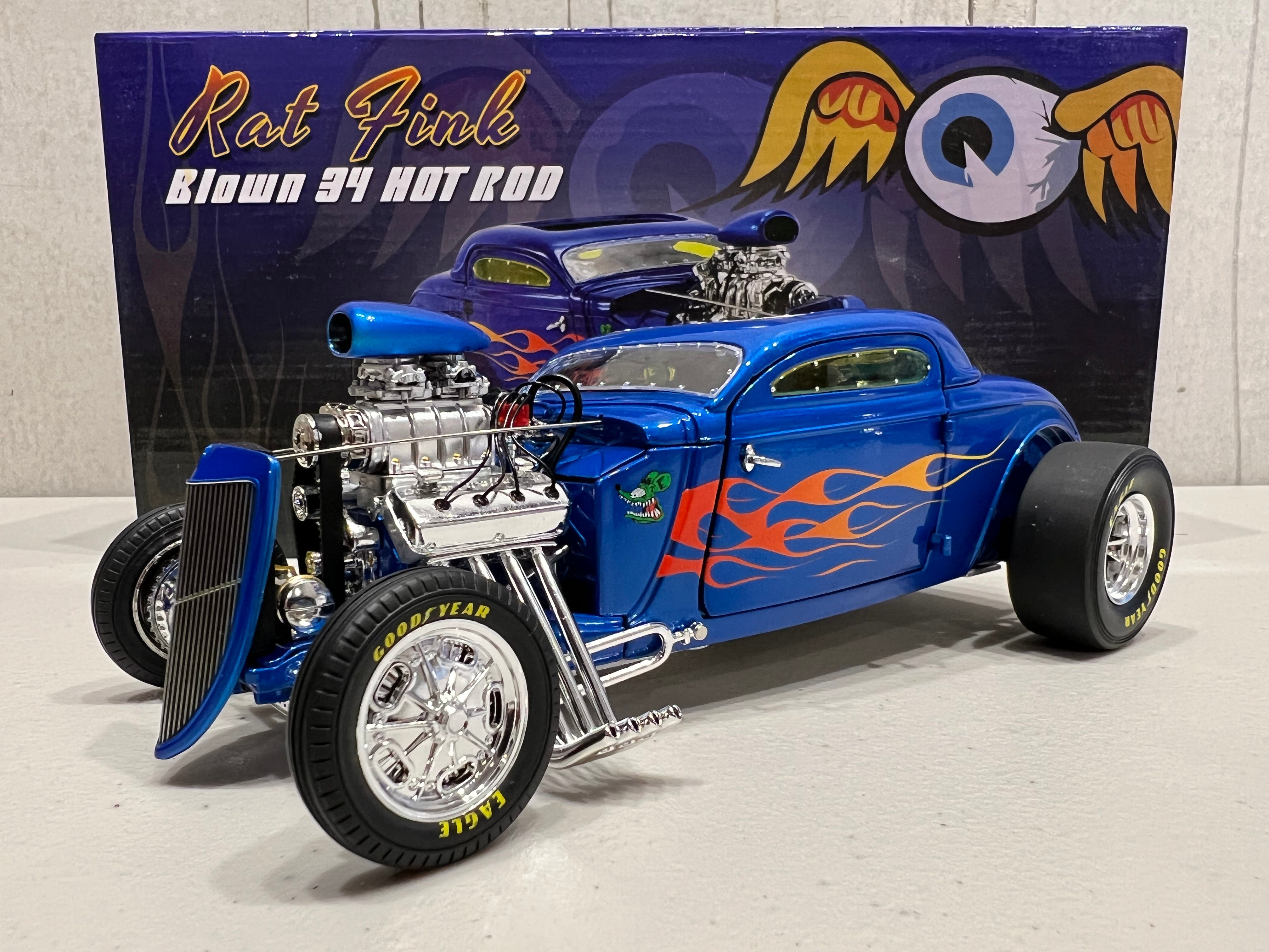 1934 blown altered coupe - rat fink - acme exclusive - 1:18 diecast ...