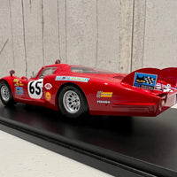 Alfa Romeo 33/2 No.65 24H Le Mans 1968 - S. Trosch - K. von Wendt - With Acrylic Cover - 1:18 Scale Resin Model Car