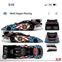Matt Hagan 2023 Operation Healing Force 1:24 Funny Car NHRA Diecast