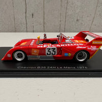 Chevron B36 No.33 24H Le Mans 1976 - G. Schäfer - R. Albanesi - J-P. Adatte - 1:43 Scale Resin Model Car -
