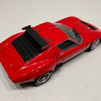 Lamborghini Miura SVR - Red / Black - 1:18 Scale Diecast Model Car - Kyosho