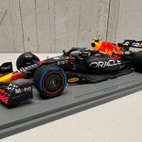 Oracle Red Bull Racing RB18 No.11 Oracle Red Bull Racing - Winner Monaco GP 2022 - Sergio Pérez. With Acrylic Cover - 1:18 Scale Resin Model Car