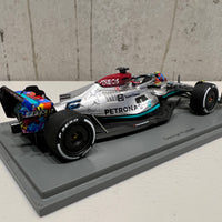 Mercedes-AMG Petronas F1 W13 E Performance No.63 Mercedes-AMG Petronas F1 Team - Miami GP 2022 - George Russell - 1:43 Scale Resin Model Car - Spark