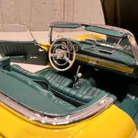 Mercedes Benz 300SL Roadster (W198) 1958 Yellow With Hardtop - 1:18 Scale Diecast Model - MiniChamps