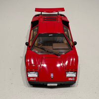 Lamborghini Countach Walter Wolf - Red - 1:18 Scale Diecast Model Car - KYOSHO
