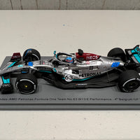 Mercedes-AMG Petronas F1 W13 E Performance No.63 Mercedes-AMG Petronas F1 Team - 4th Belgian GP 2022 - George Russell - 1:43 Scale Resin Model Car - Spark