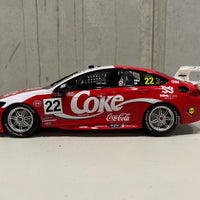 Chris Pither - PremiAir Coca-Cola Racing #22 Holden ZB Commodore - 2022 Repco Supercars Championship Season - 1:18 Scale Model - AUTHENTIC COLLECTABLES