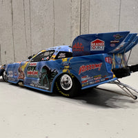 2012 John Force Castrol Comic Book Car Mustang Funny Car - 1:24 Scale Diecast Model - Action