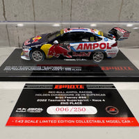 HOLDEN ZB COMMODORE - RED BULL AMPOL RACING - BROC FEENEY #88 - NED Whisky Tasmania Supersprint Race 4 RUNNER-UP - 1:43 Scale