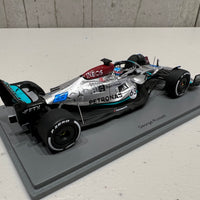 Mercedes-AMG Petronas F1 W13 E Performance No.63 Mercedes-AMG Petronas F1 Team - 4th Belgian GP 2022 - George Russell - 1:43 Scale Resin Model Car - Spark