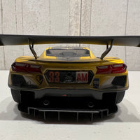 CHEVROLET CORVETTE C8.R #33 2023 LE MANS 24 HRS LM GTE AM CLASS WINNER CORVETTE RACING - POST RACE WEATHERD - 1:18 SCALE RESIN MODEL - TOPSPEED