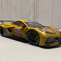 CHEVROLET CORVETTE C8.R #33 2023 LE MANS 24 HRS LM GTE AM CLASS WINNER CORVETTE RACING - POST RACE WEATHERD - 1:18 SCALE RESIN MODEL - TOPSPEED