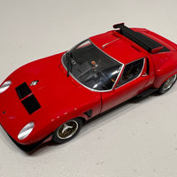 Lamborghini Miura SVR - Red / Black - 1:18 Scale Diecast Model Car - Kyosho