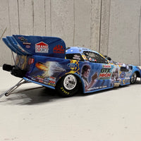 2012 John Force Castrol Comic Book Car Mustang Funny Car - 1:24 Scale Diecast Model - Action