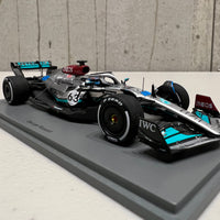 Mercedes-AMG Petronas F1 W13 E Performance No.63 Mercedes-AMG Petronas F1 Team - 4th Belgian GP 2022 - George Russell - 1:43 Scale Resin Model Car - Spark