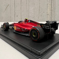Ferrari F1-75 No.55 Winner Great Britain GP 2022 - Carlos Sainz Jr. - 1:43 Scale Resin Model Car - LookSmart