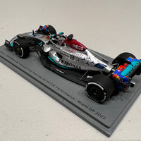 Mercedes-AMG Petronas F1 W13 E Performance No.63 Mercedes-AMG Petronas F1 Team - Miami GP 2022 - George Russell - 1:43 Scale Resin Model Car - Spark