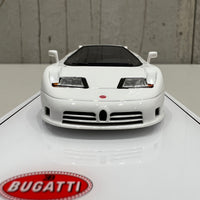 Bugatti EB110 Super Sport Bianco Monaco - 1:43 Scale Resin Model Car - TSM
