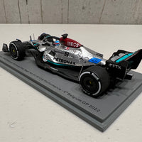 Mercedes-AMG Petronas F1 W13 E Performance No.63 Mercedes-AMG Petronas F1 Team - 4th Belgian GP 2022 - George Russell - 1:43 Scale Resin Model Car - Spark