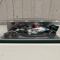Mercedes-AMG Petronas F1 W13 E Performance No.63 Mercedes-AMG Petronas F1 Team - 4th Belgian GP 2022 - George Russell - 1:43 Scale Resin Model Car - Spark