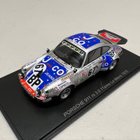 Porsche 911 RS 3.0 No.67 11th 24H Le Mans 1975 - A-C. Verney -Y. Fontaine - C. Tarnaud - 1:43 Scale Resin Model Car - Spark