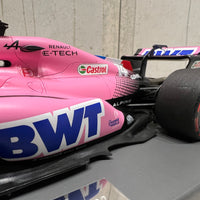 BWT ALPINE F1 TEAM A522 - FERNANDO ALONSO - BAHRAIN GP 2022 - 1:18 Scale Resin Model Car - Minichamps