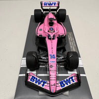 BWT ALPINE F1 TEAM A522 - FERNANDO ALONSO - BAHRAIN GP 2022 - 1:18 Scale Resin Model Car - Minichamps