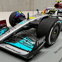 Mercedes-AMG Petronas F1 W13 E Performance No.44 Mercedes-AMG Petronas F1 Team - Miami GP 2022 - Lewis Hamilton. With Acrylic Cover - 1:18 Scale Resin Model Car - SPARK - RRP $380 NOW $340