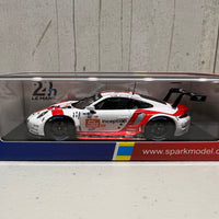 Porsche 911 RSR-19 No.56 Team Project 1 - 24H Le Mans 2022 - B. Iribe - O. Millroy - B. Barnicoat - 1:43 Scale Resin Model Car Spark