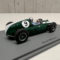 Cooper T51 No.9 Winner US GP 1959 - Bruce McLaren - 1:43 Scale Resin Model Car - Spark