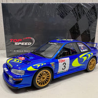 Subaru Impreza WRC97 1997 Rally Sanremo Winner #3 - 1:18 Scale Resin Model Car - TopSpeed