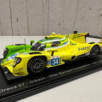 Oreca 07 - Gibson No.34 Inter Europol Competition - 24H Le Mans 2022 - J. Śmiechowski - A. Brundle - E. Gutierrez - 1:43 Scale Resin Model Car - Spark