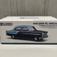 Holden FC Special Cambridge Blue over Teal Blue - 1:18 Scale Diecast Model