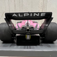 BWT ALPINE F1 TEAM A522 - FERNANDO ALONSO - BAHRAIN GP 2022 - 1:18 Scale Resin Model Car - Minichamps