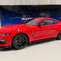 FORD SHELBY GT-350R (RACE RED) 1:18 SCALE - AUTOART