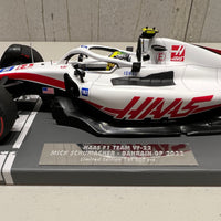 HAAS F1 TEAM VF-22 - MICK SCHUMACHER - BAHRAIN GP 2022 - 1:18 Scale Resin Model Car - Minichamps