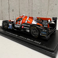 Oreca 07 - Gibson No.3 DKR Engineering - 24H Le Mans 2022 - L. Hörr - J. Glorieux - A. Cougnaud - 1:43 Scale Resin Model Car - Spark