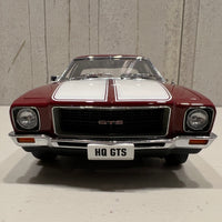 HOLDEN HQ GTS MONARO - BURGUNY SEDAN - 1:18 DIECAST MODEL