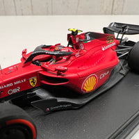 Ferrari F1-75 No.55 Winner Great Britain GP 2022 - Carlos Sainz Jr. - 1:43 Scale Resin Model Car - LookSmart