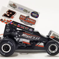 2023 #3Z MOOSE'S LZ BAR & GRILL SPRINT CAR - BROCK ZEARFOSS - 1:50 SCALE DIECAST MODEL
