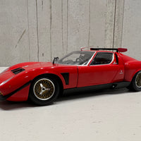 Lamborghini Miura SVR - Red / Black - 1:18 Scale Diecast Model Car - Kyosho